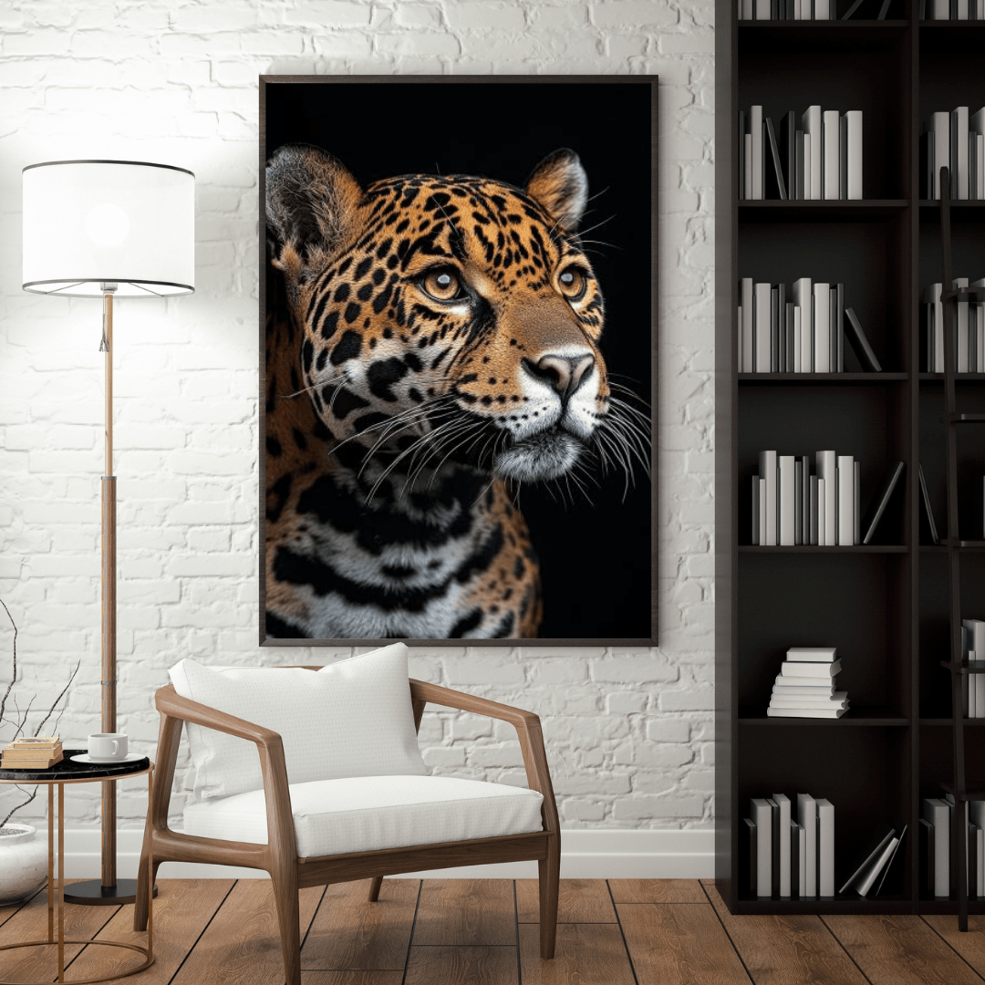 Fierce Jaguar Focus - Wildlife Wall Art - Aestheticanvas