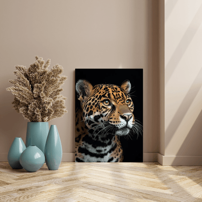 Fierce Jaguar Focus - Wildlife Wall Art - Aestheticanvas