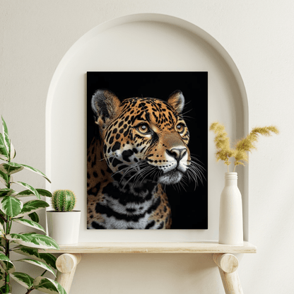 Fierce Jaguar Focus - Wildlife Wall Art - Aestheticanvas