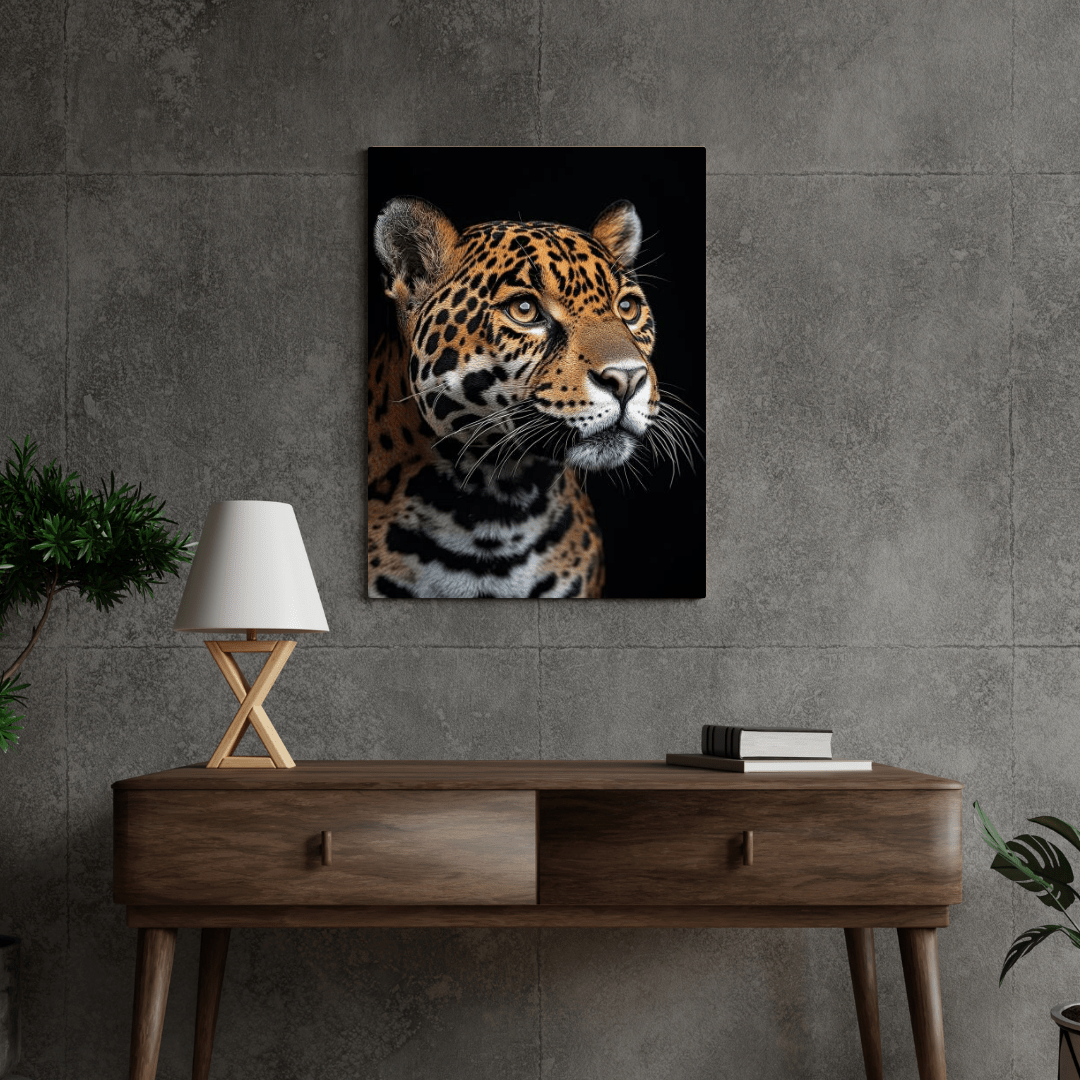 Fierce Jaguar Focus - Wildlife Wall Art - Aestheticanvas