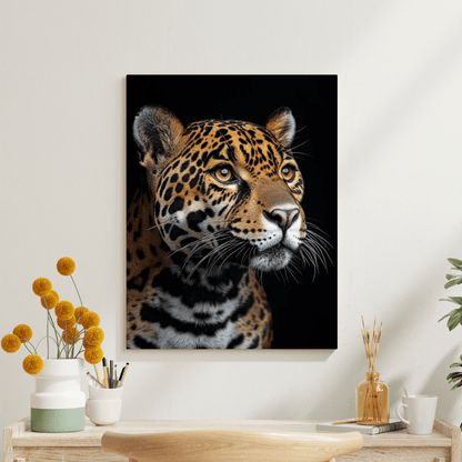 Fierce Jaguar Focus - Wildlife Wall Art - Aestheticanvas