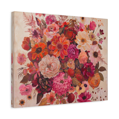 Floral Symphony of Colours - Flower Wall Art - Aestheticanvas