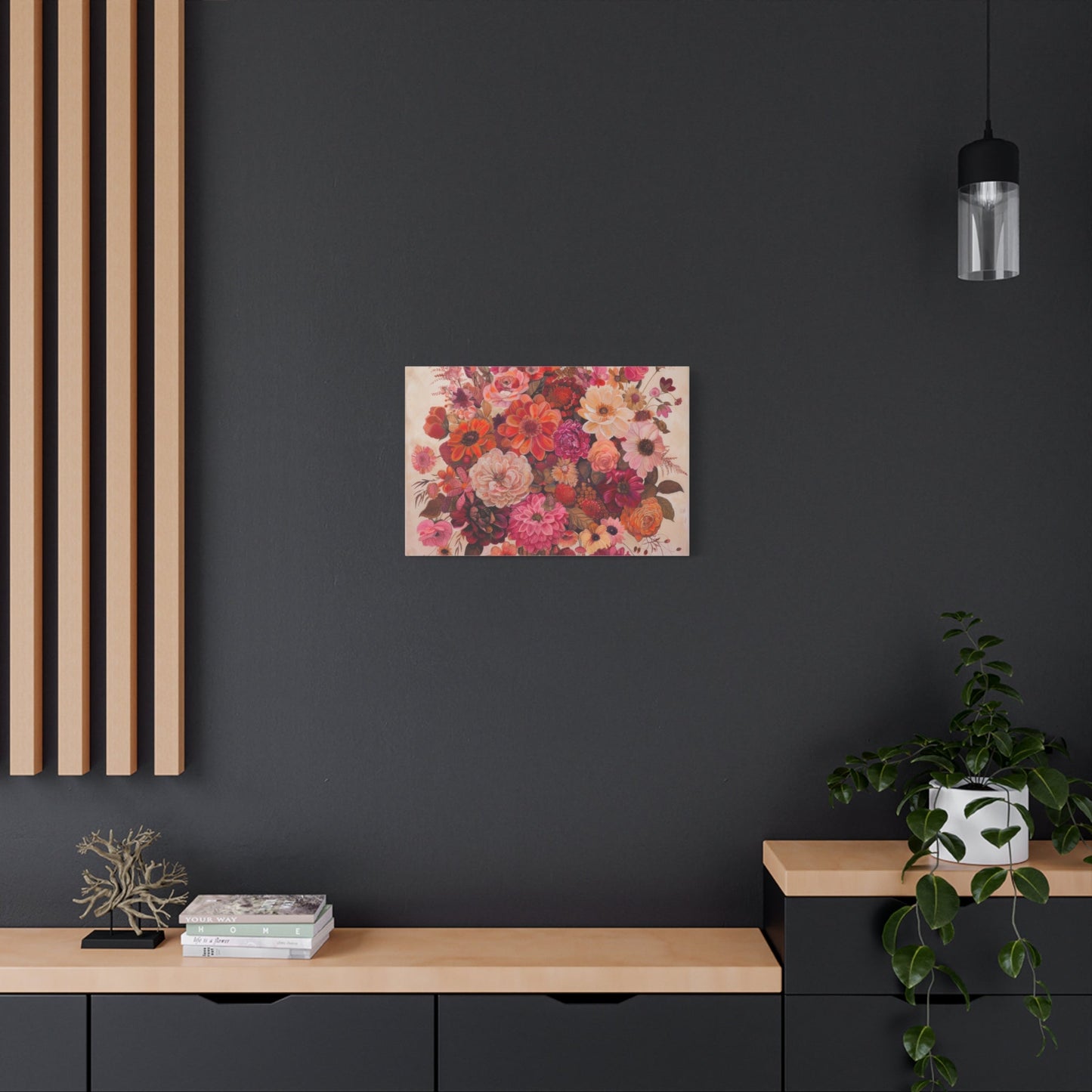 Floral Symphony of Colours - Flower Wall Art - Aestheticanvas