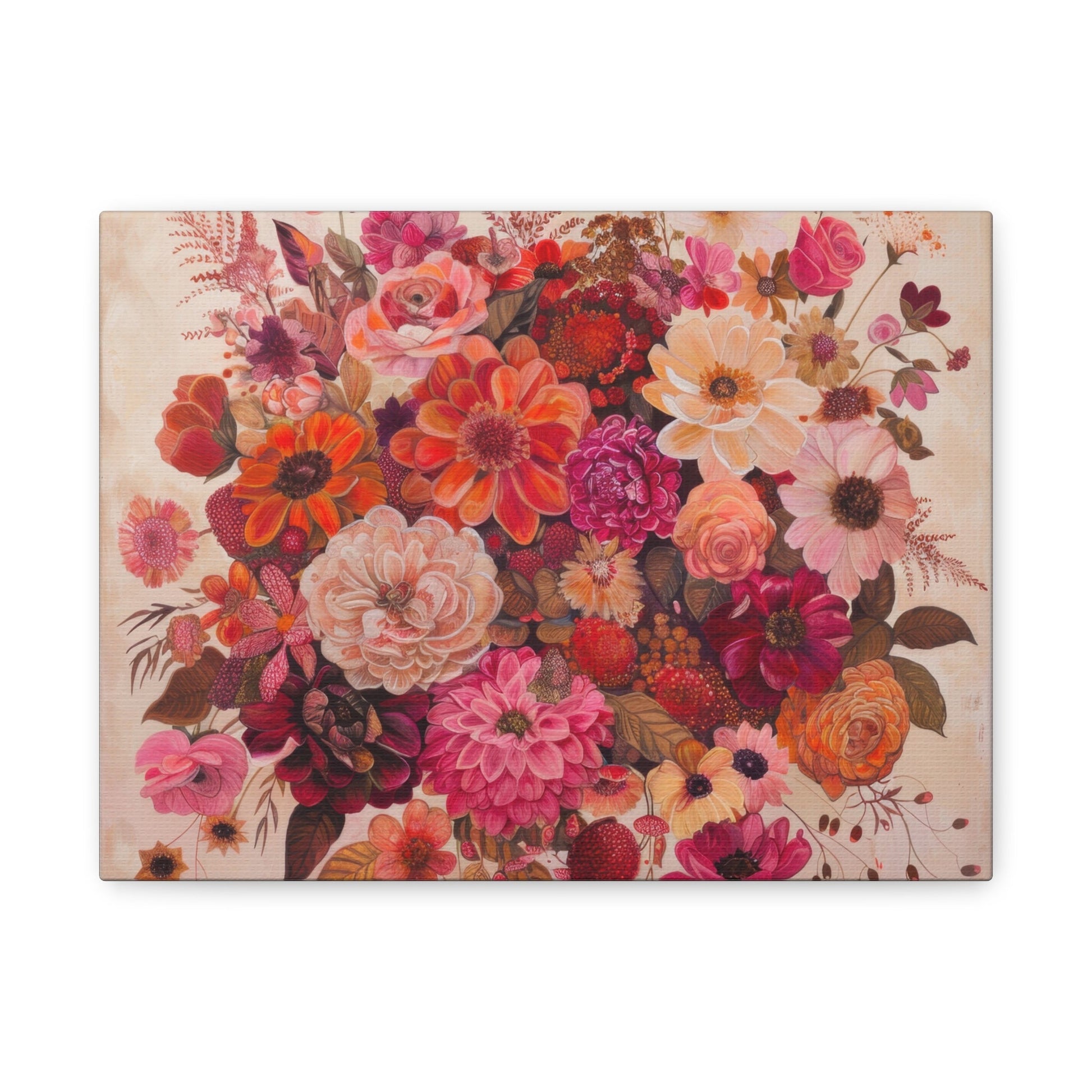 Floral Symphony of Colours - Flower Wall Art - Aestheticanvas