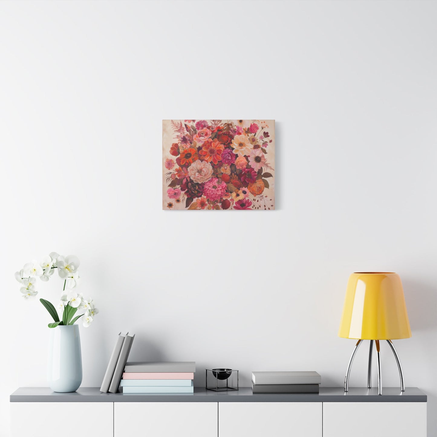 Floral Symphony of Colours - Flower Wall Art - Aestheticanvas