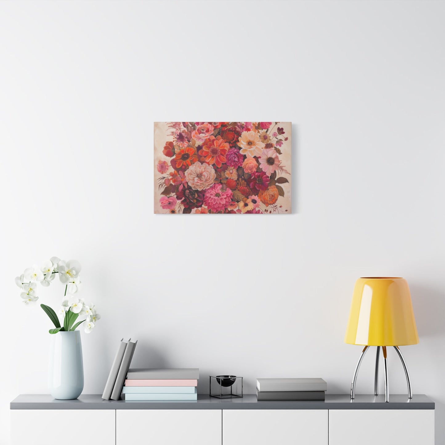 Floral Symphony of Colours - Flower Wall Art - Aestheticanvas