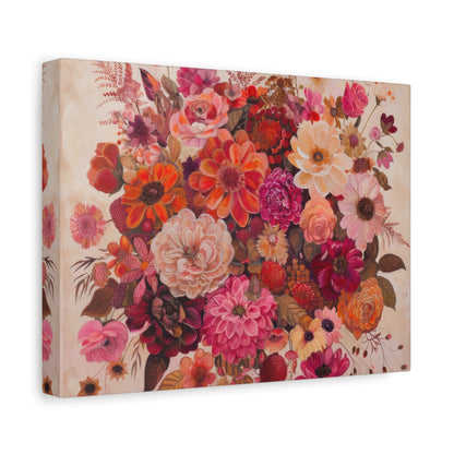 Floral Symphony of Colours - Flower Wall Art - Aestheticanvas