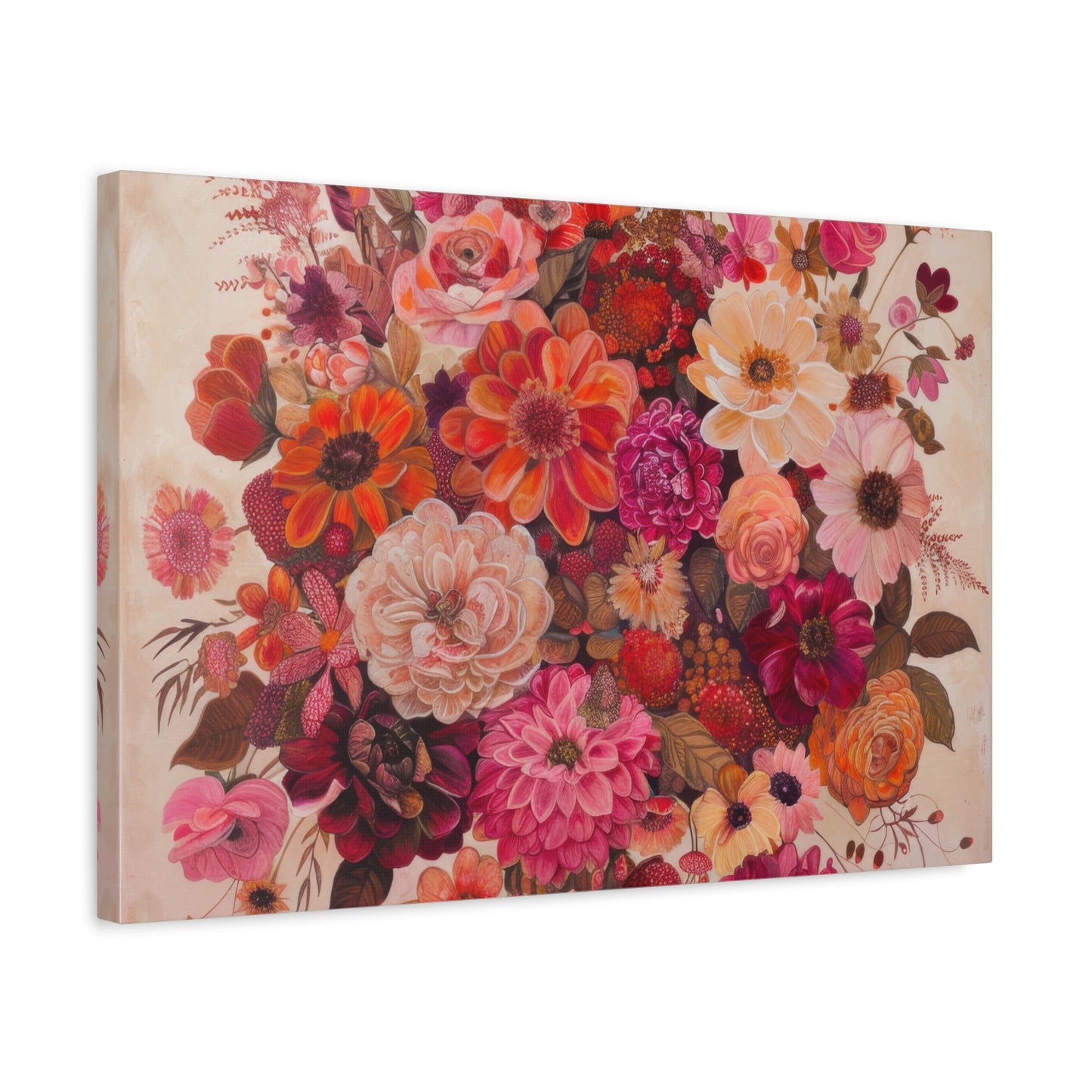 Floral Symphony of Colours - Flower Wall Art - Aestheticanvas