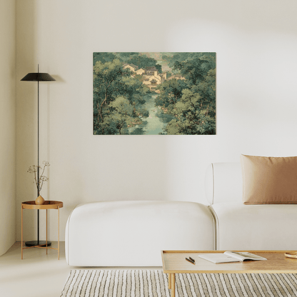 Forest Classic East Asian Charm - Nature Wall Art - Aestheticanvas