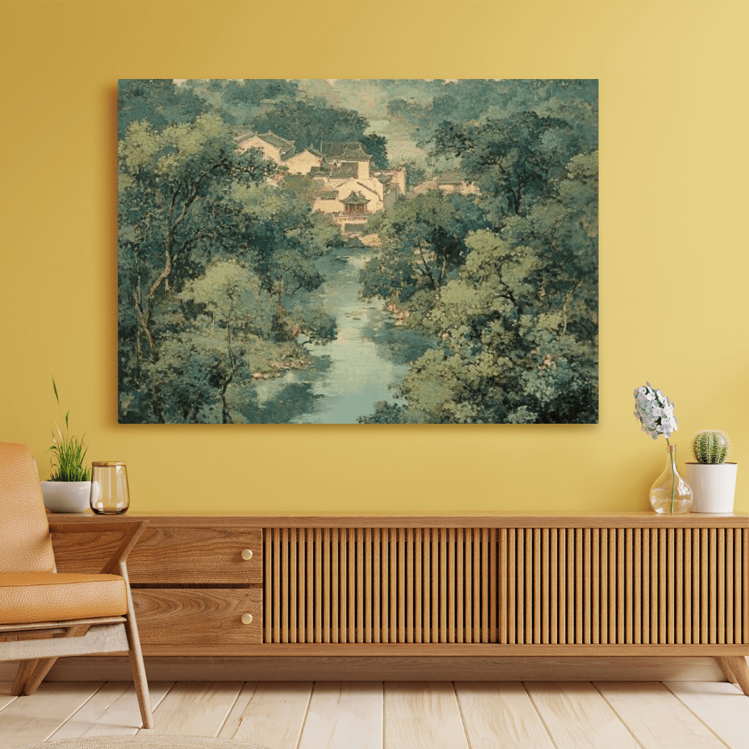 Forest Classic East Asian Charm - Nature Wall Art - Aestheticanvas