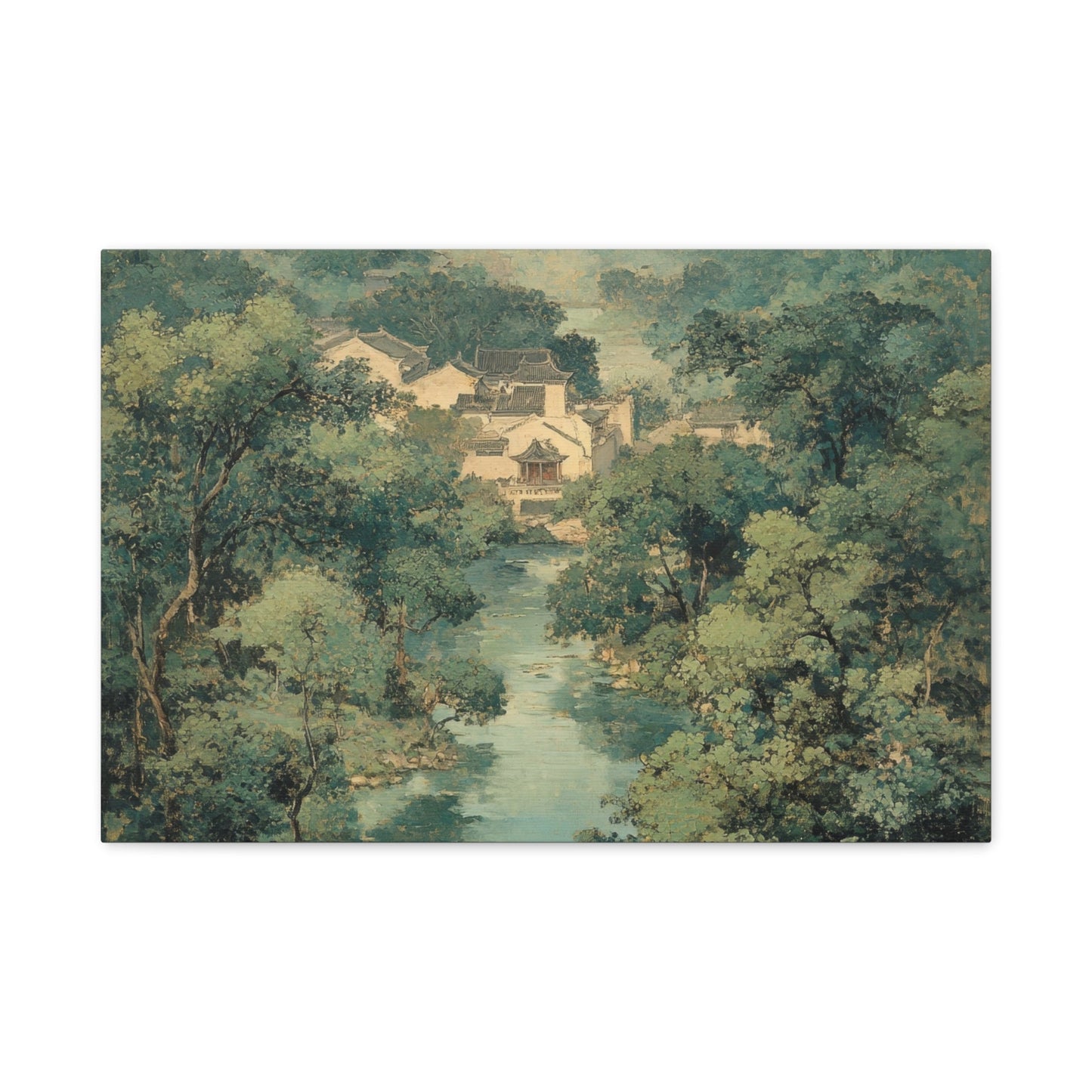 Forest Classic East Asian Charm - Nature Wall Art - Aestheticanvas