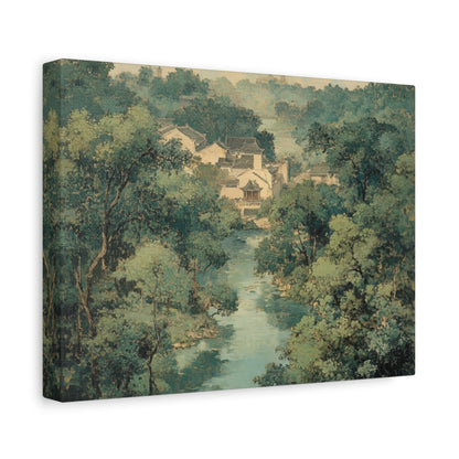 Forest Classic East Asian Charm - Nature Wall Art - Aestheticanvas