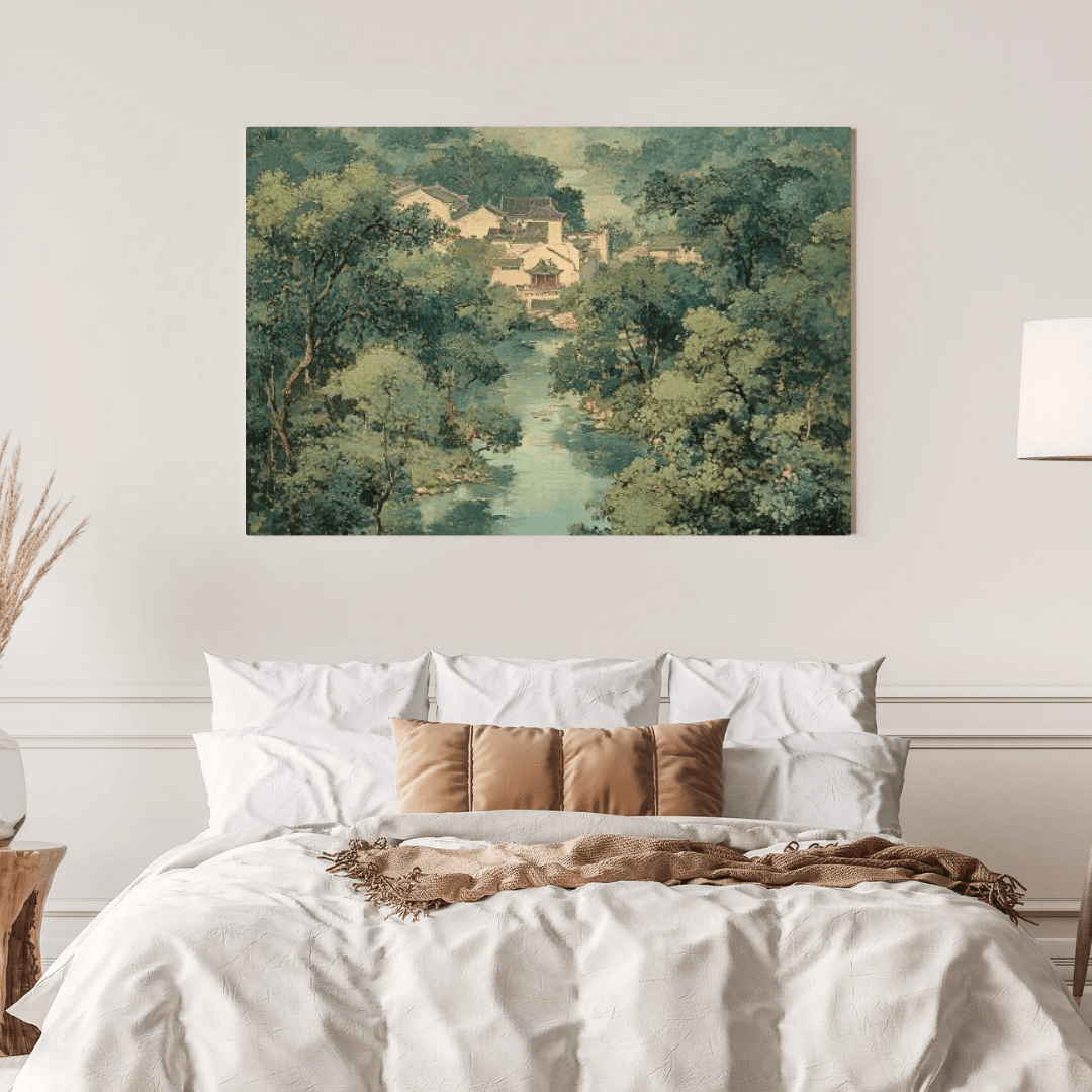 Forest Classic East Asian Charm - Nature Wall Art - Aestheticanvas