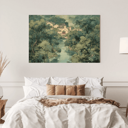 Forest Classic East Asian Charm - Nature Wall Art - Aestheticanvas