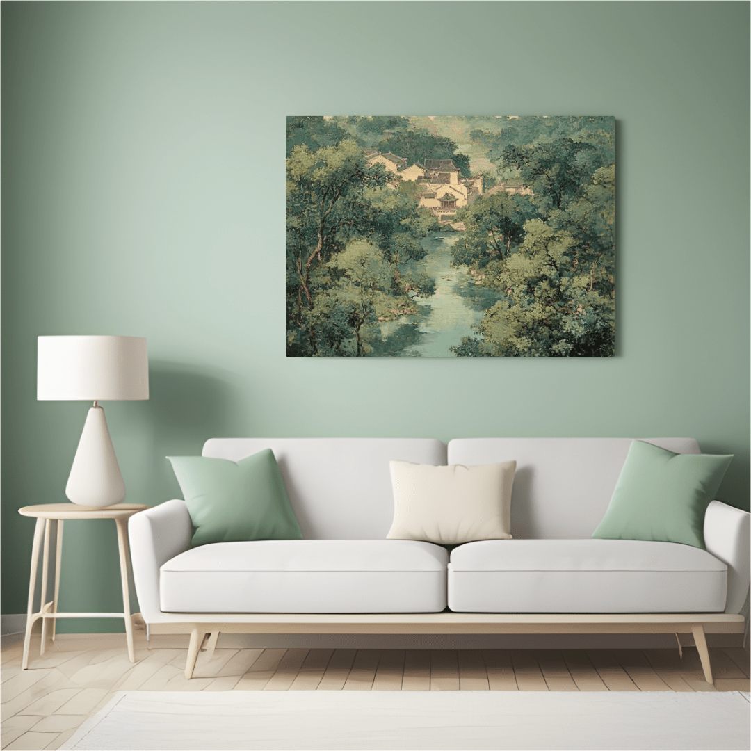 Forest Classic East Asian Charm - Nature Wall Art - Aestheticanvas