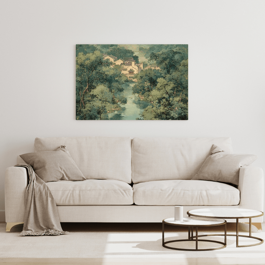 Forest Classic East Asian Charm - Nature Wall Art - Aestheticanvas