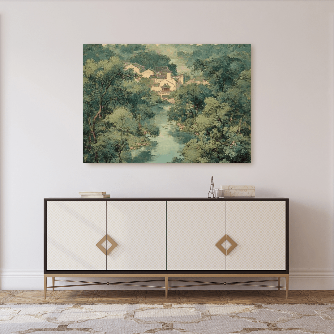 Forest Classic East Asian Charm - Nature Wall Art - Aestheticanvas