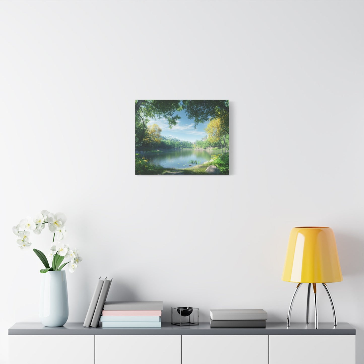 Forest Reflections Serenity - Landscape Wall Art - Aestheticanvas