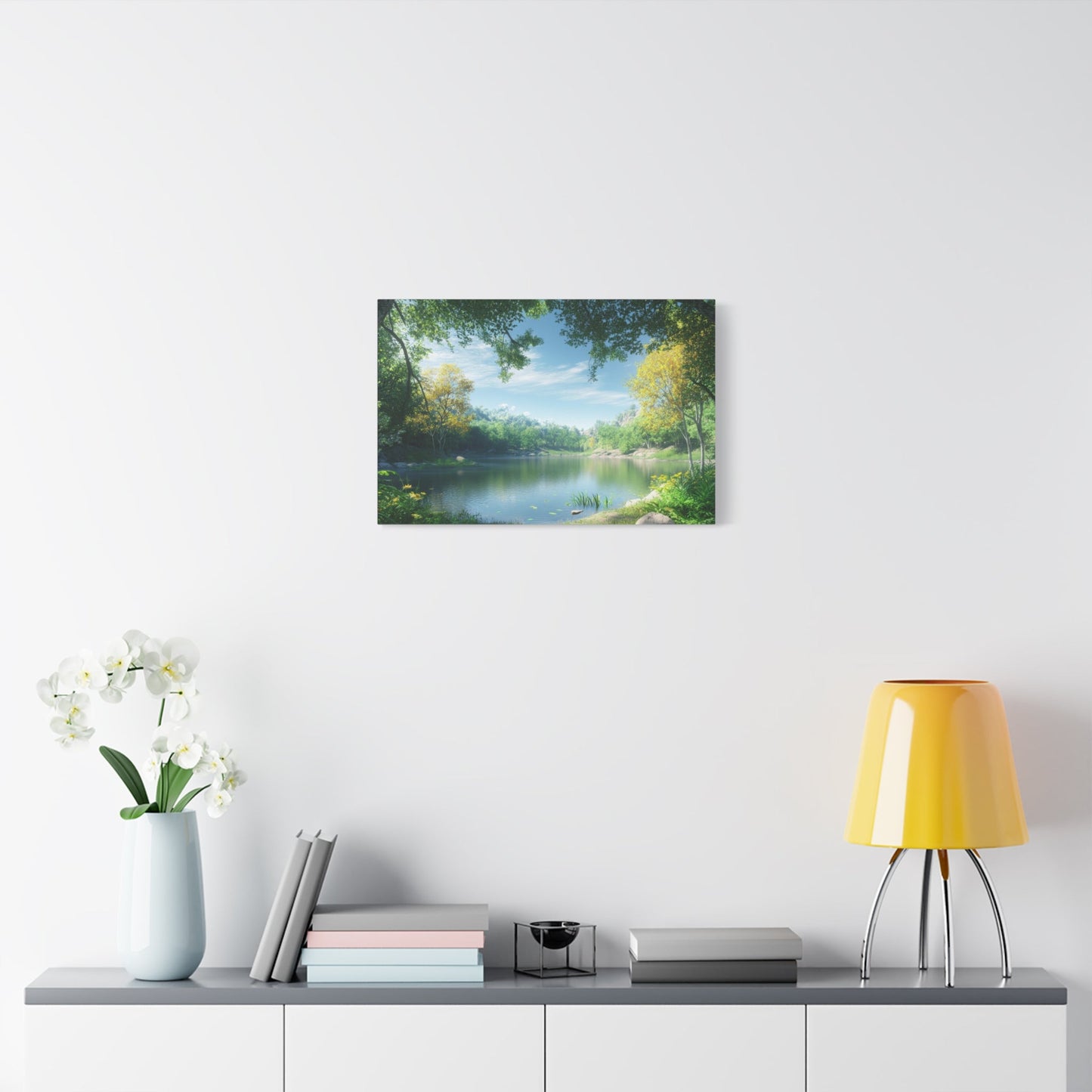 Forest Reflections Serenity - Landscape Wall Art - Aestheticanvas