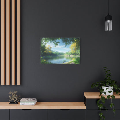 Forest Reflections Serenity - Landscape Wall Art - Aestheticanvas