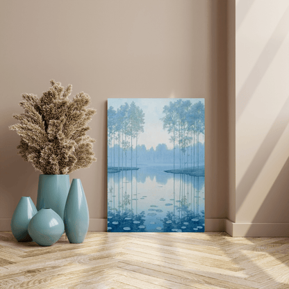 Forest Swamp Reflections - Landscape Wall Art - Aestheticanvas