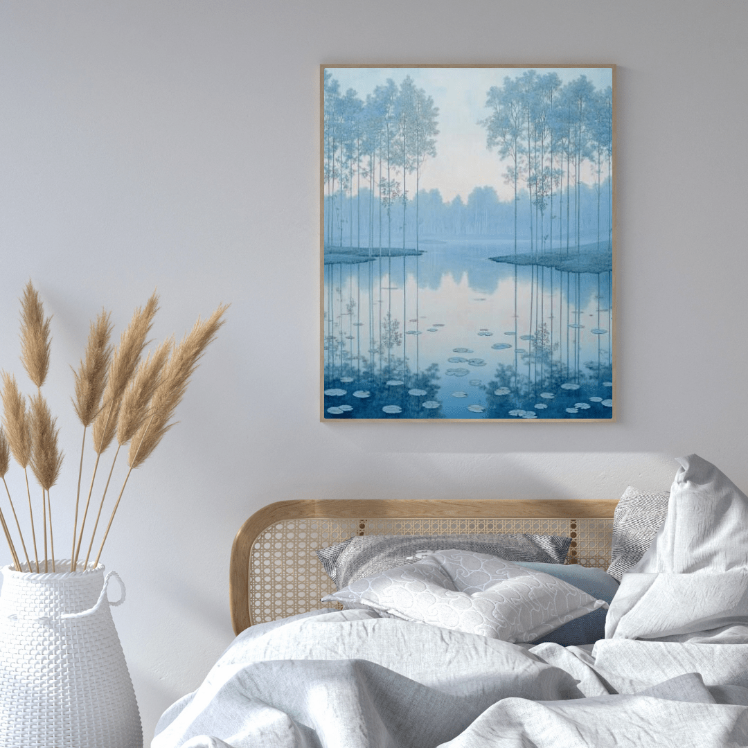 Forest Swamp Reflections - Landscape Wall Art - Aestheticanvas