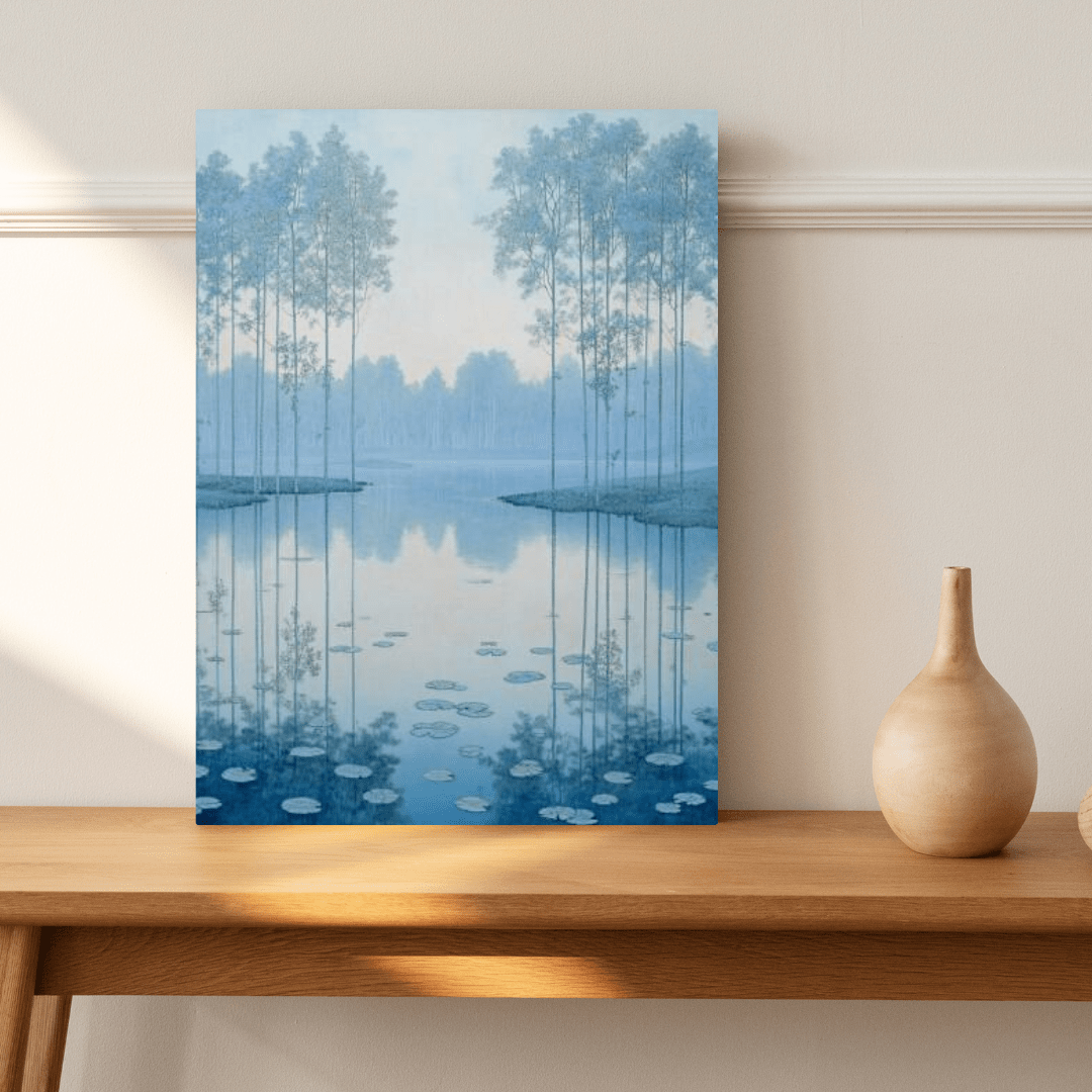 Forest Swamp Reflections - Landscape Wall Art - Aestheticanvas