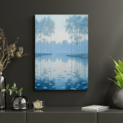 Forest Swamp Reflections - Landscape Wall Art - Aestheticanvas