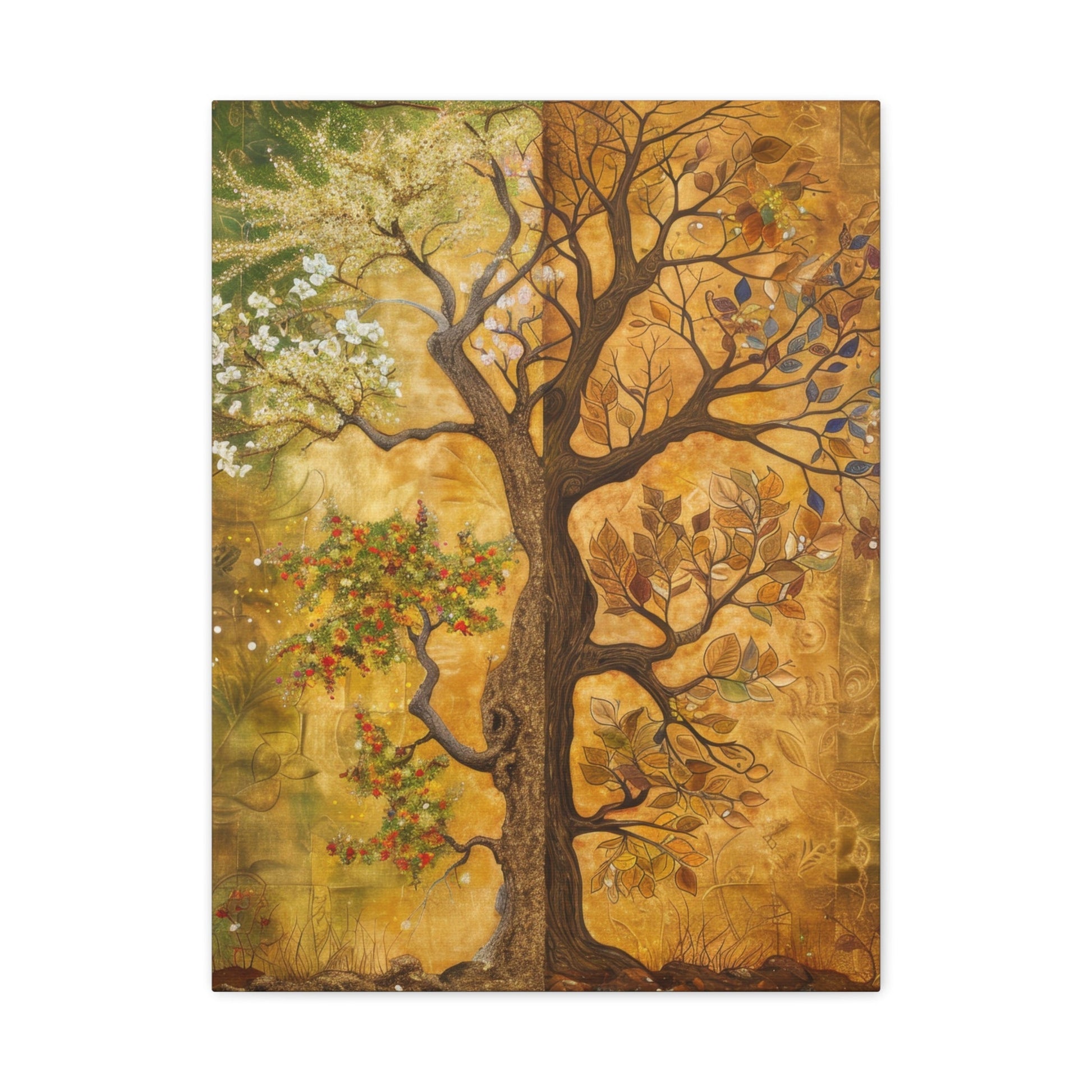 Four Seasons Tree - Limited Wall Art - Aestheticanvas