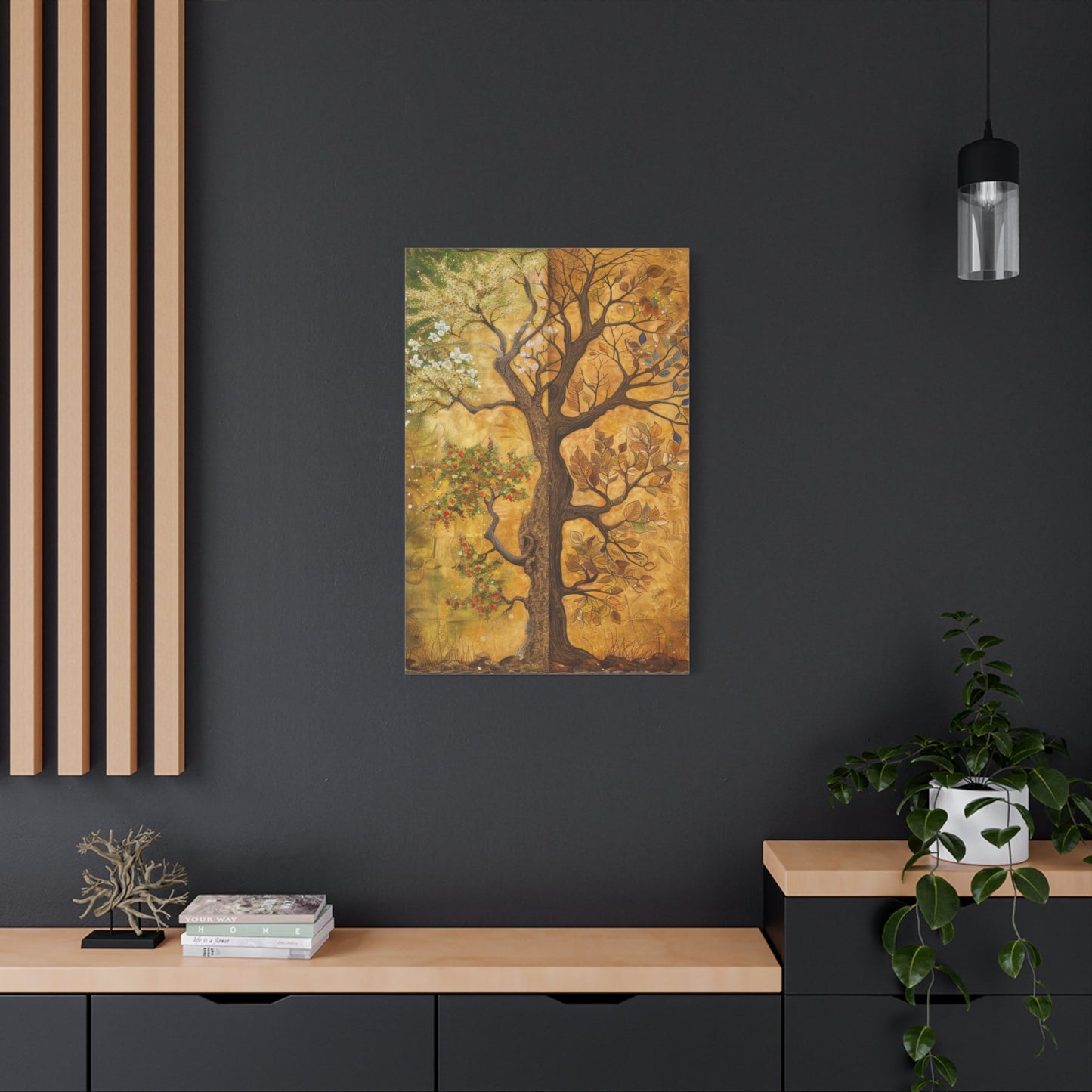 Four Seasons Tree - Limited Wall Art - Aestheticanvas