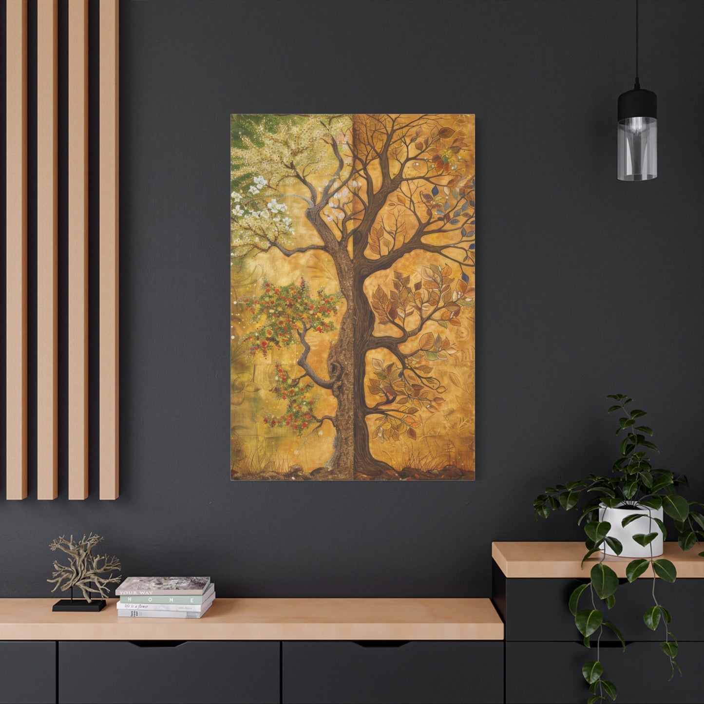 Four Seasons Tree - Limited Wall Art - Aestheticanvas