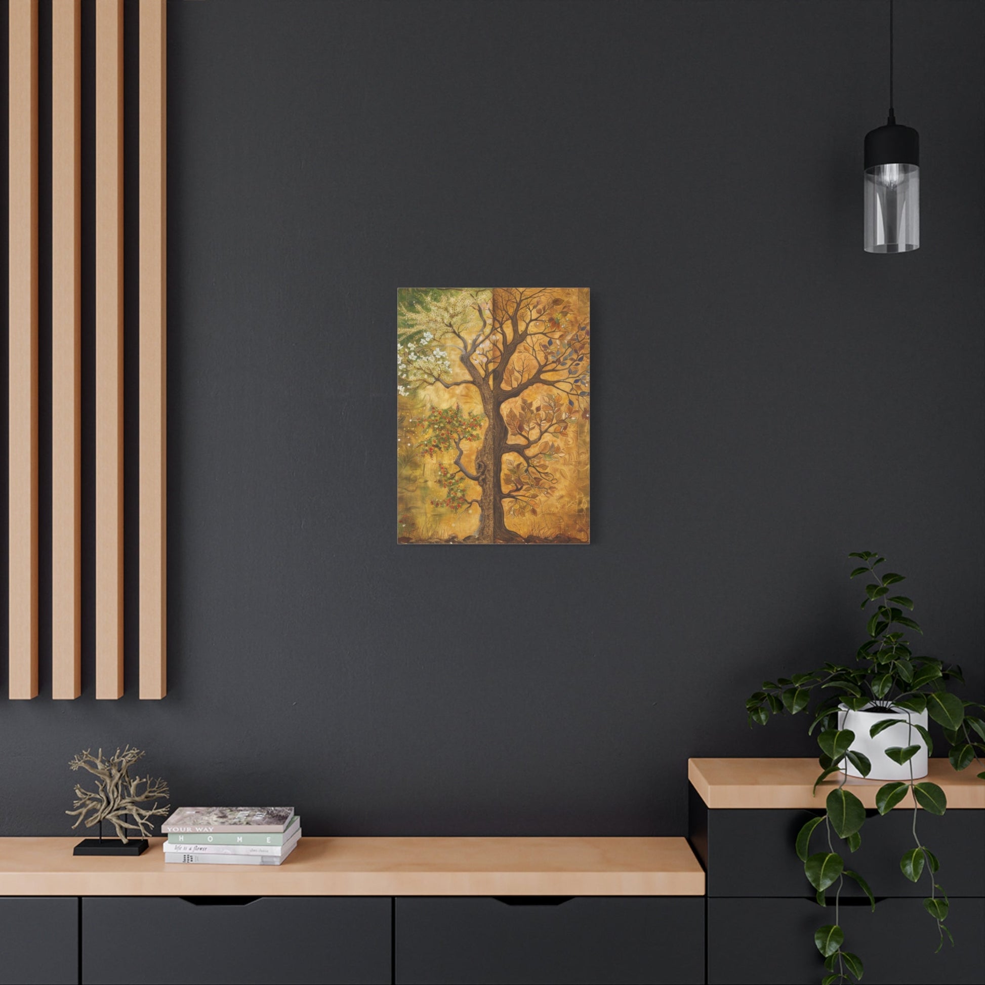 Four Seasons Tree - Limited Wall Art - Aestheticanvas