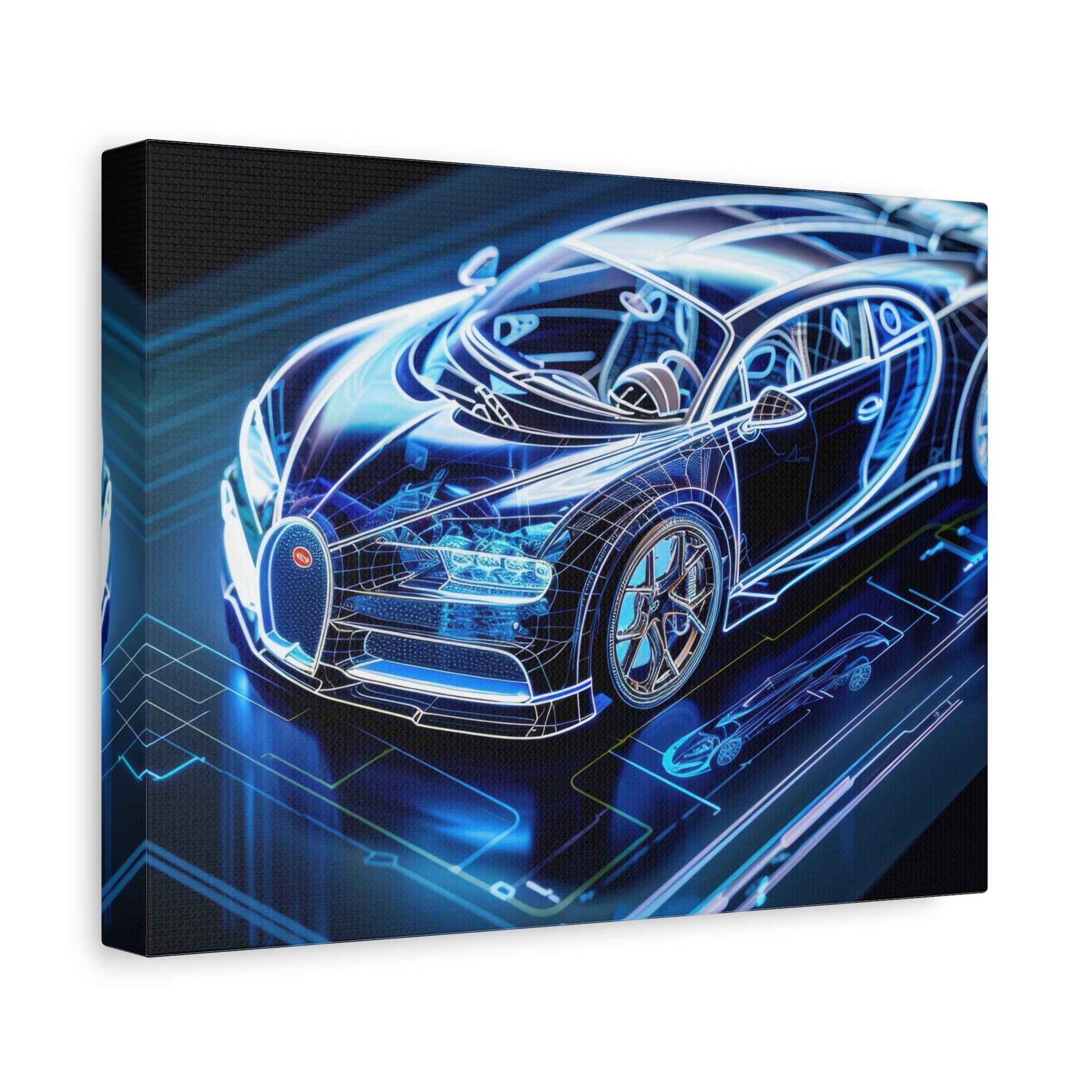 Futuristic Bugatti - Car Wall Art - Aestheticanvas