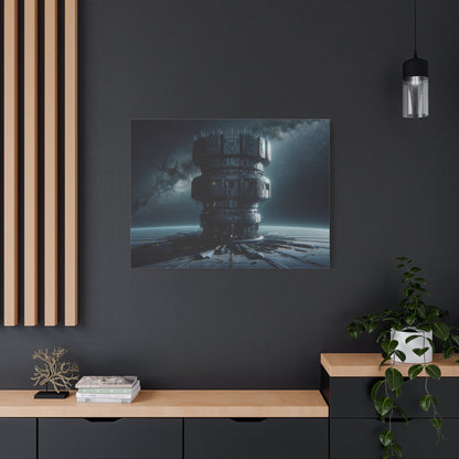 Futuristic Deep Space Station - Space Wall Art - Aestheticanvas