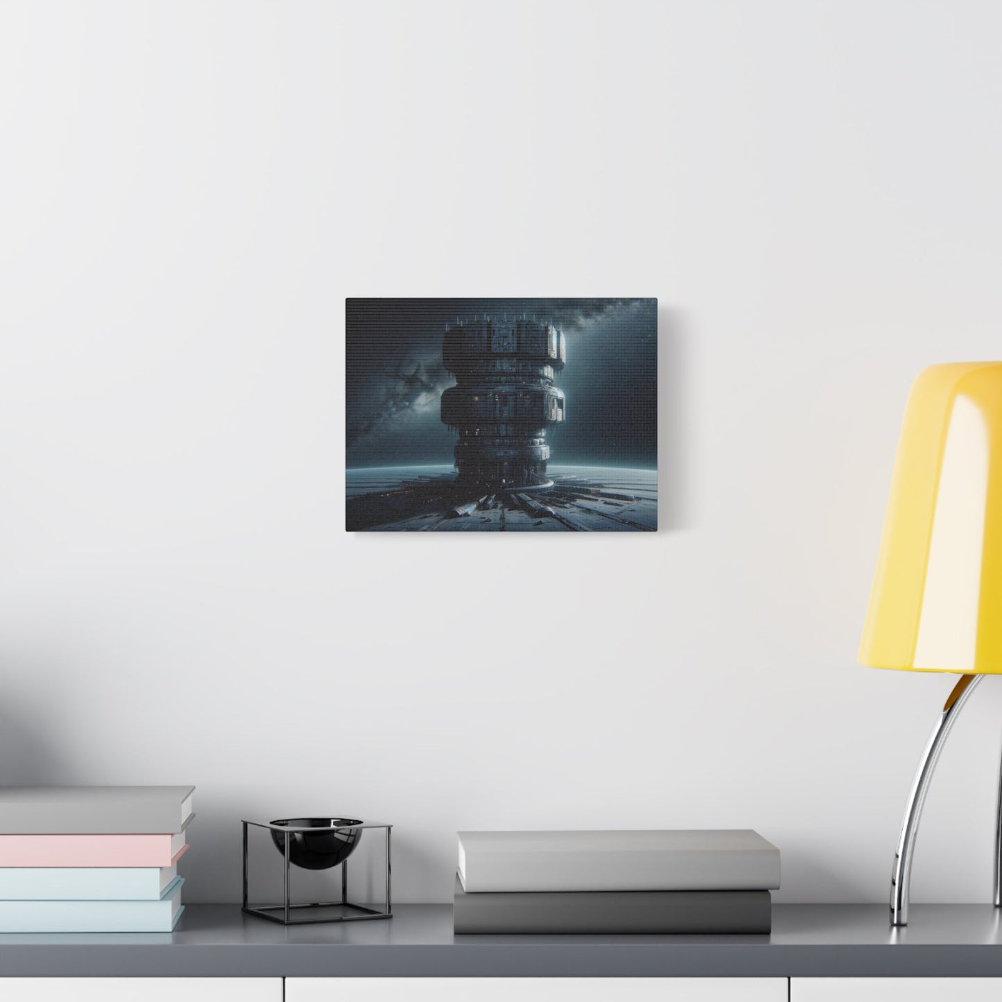 Futuristic Deep Space Station - Space Wall Art - Aestheticanvas