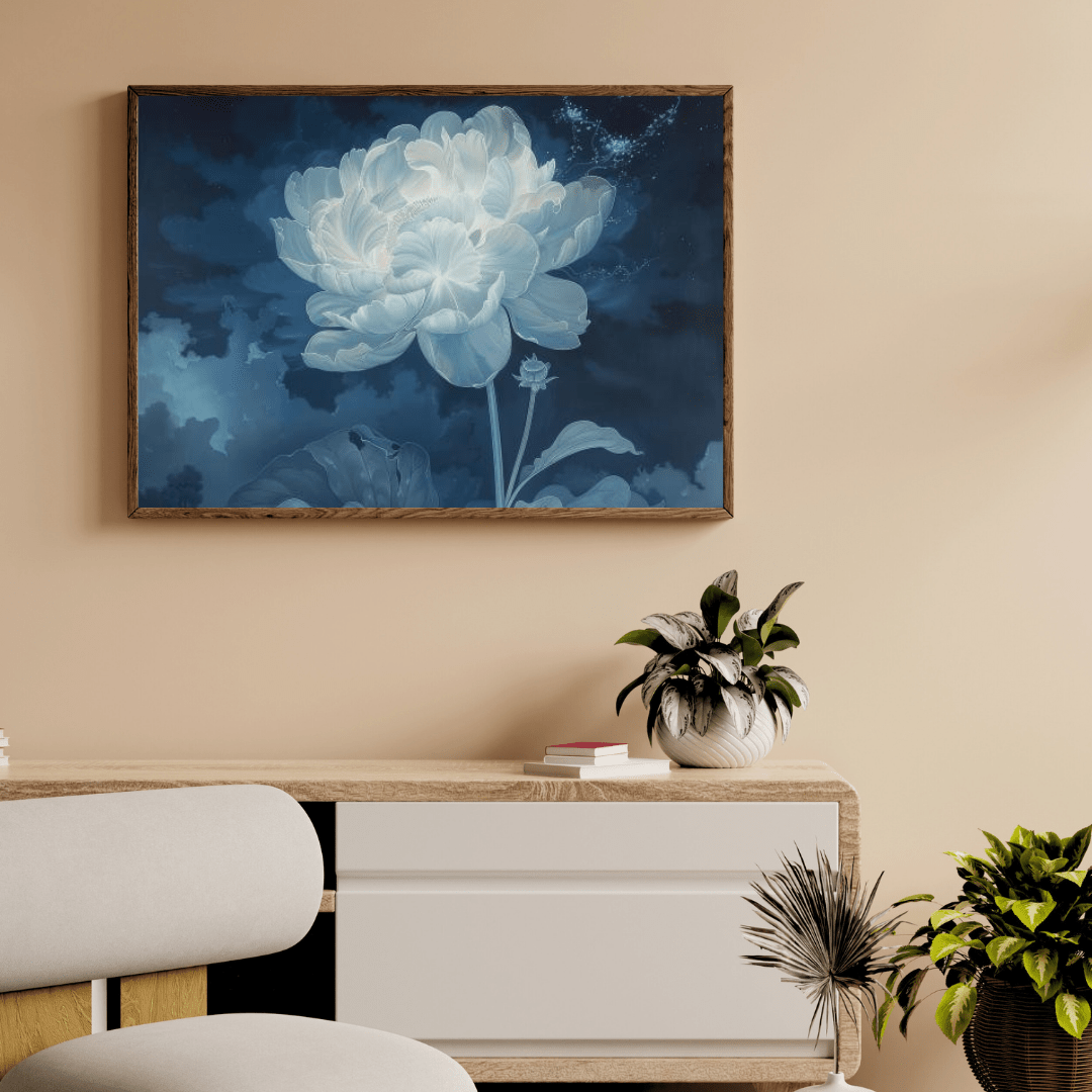 Glow of a Dreamy Bloom - Flower Wall Art - Aestheticanvas