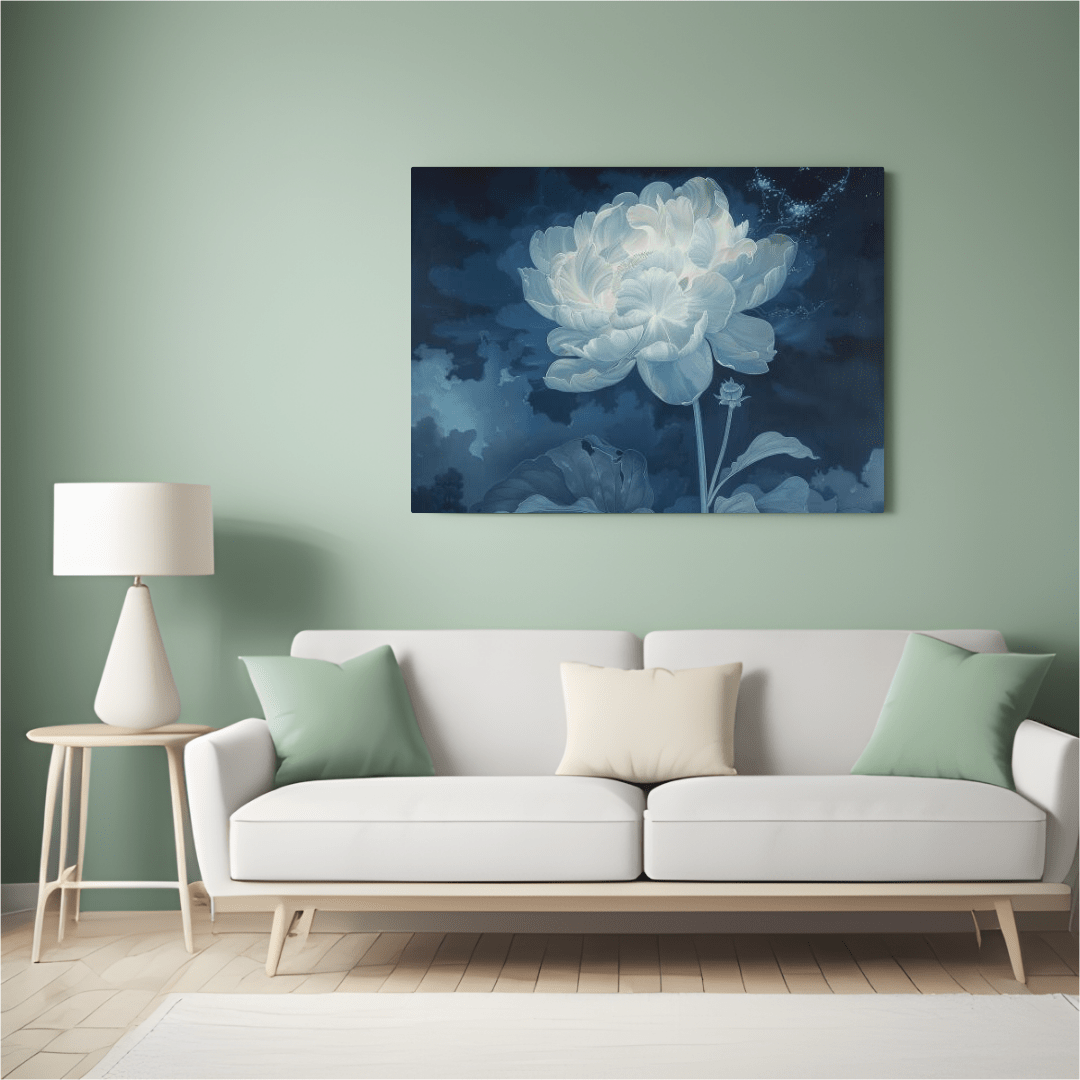 Glow of a Dreamy Bloom - Flower Wall Art - Aestheticanvas