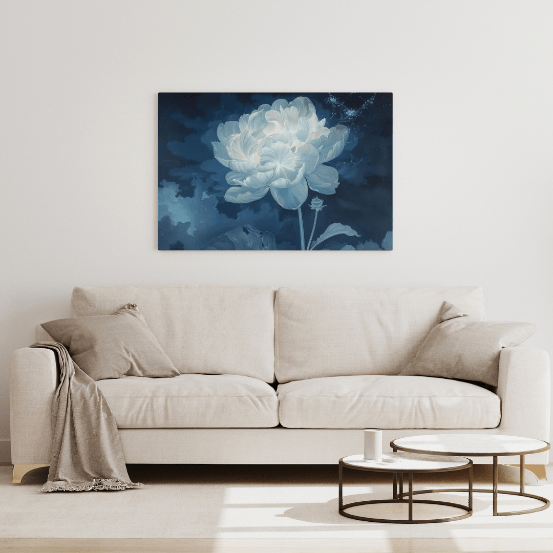 Glow of a Dreamy Bloom - Flower Wall Art - Aestheticanvas