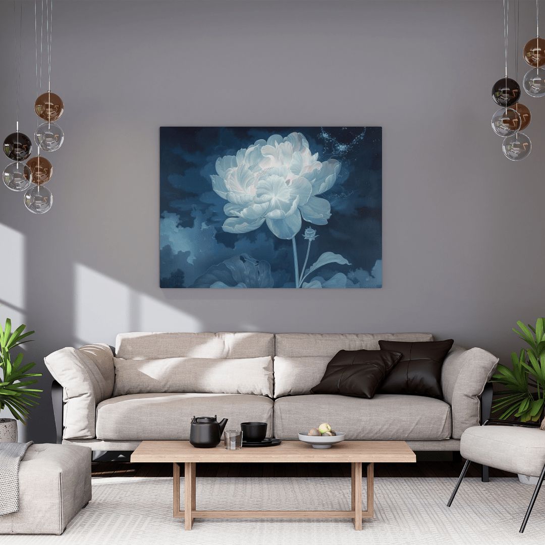 Glow of a Dreamy Bloom - Flower Wall Art - Aestheticanvas