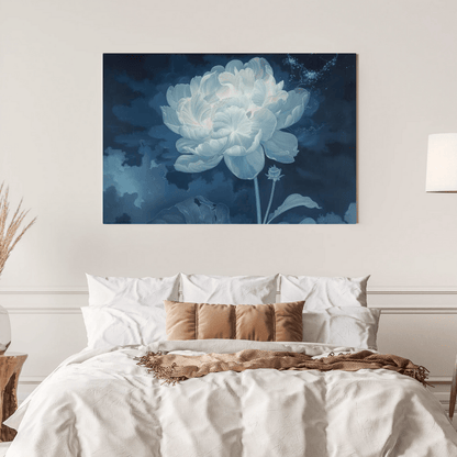 Glow of a Dreamy Bloom - Flower Wall Art - Aestheticanvas