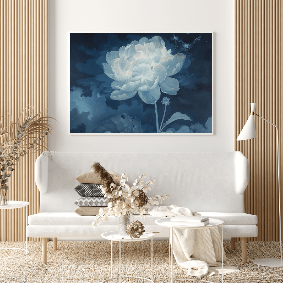 Glow of a Dreamy Bloom - Flower Wall Art - Aestheticanvas