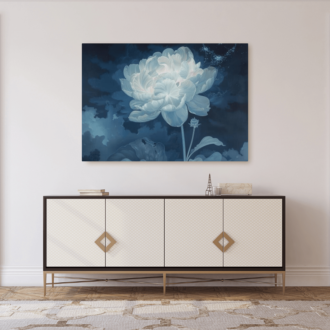 Glow of a Dreamy Bloom - Flower Wall Art - Aestheticanvas