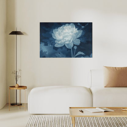 Glow of a Dreamy Bloom - Flower Wall Art - Aestheticanvas