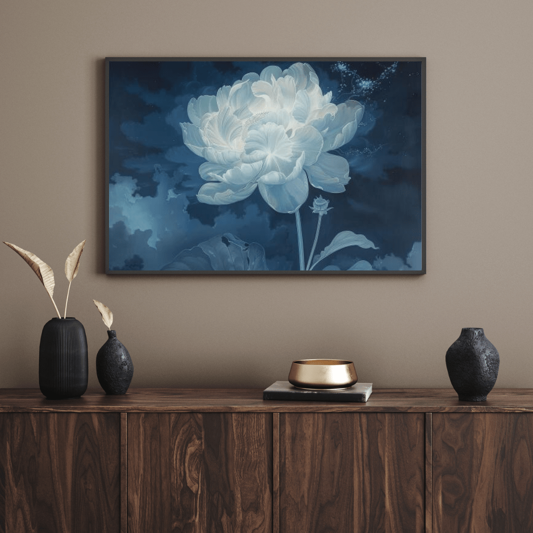 Glow of a Dreamy Bloom - Flower Wall Art - Aestheticanvas