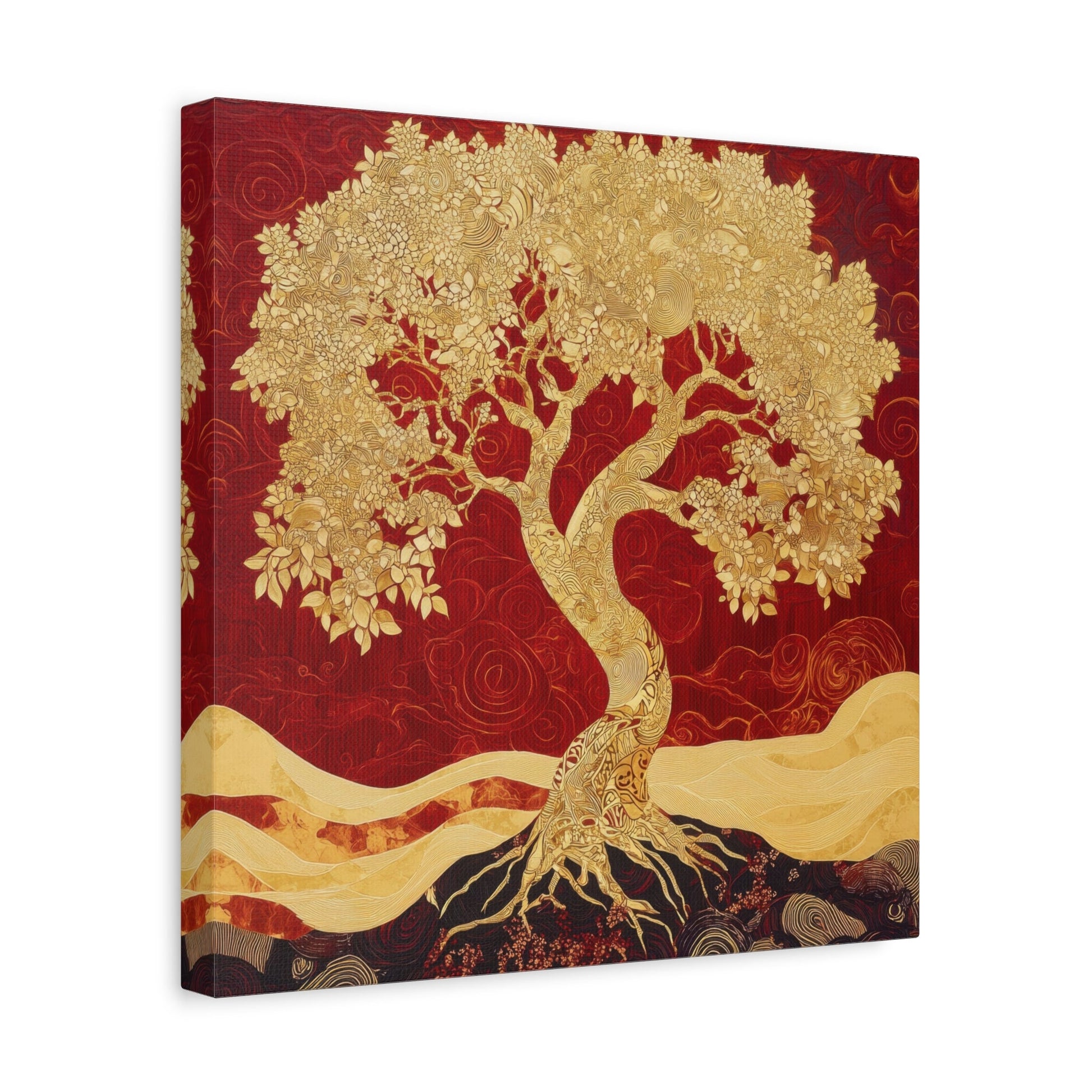 Golden Tree of Life - Nature Wall Art - Aestheticanvas