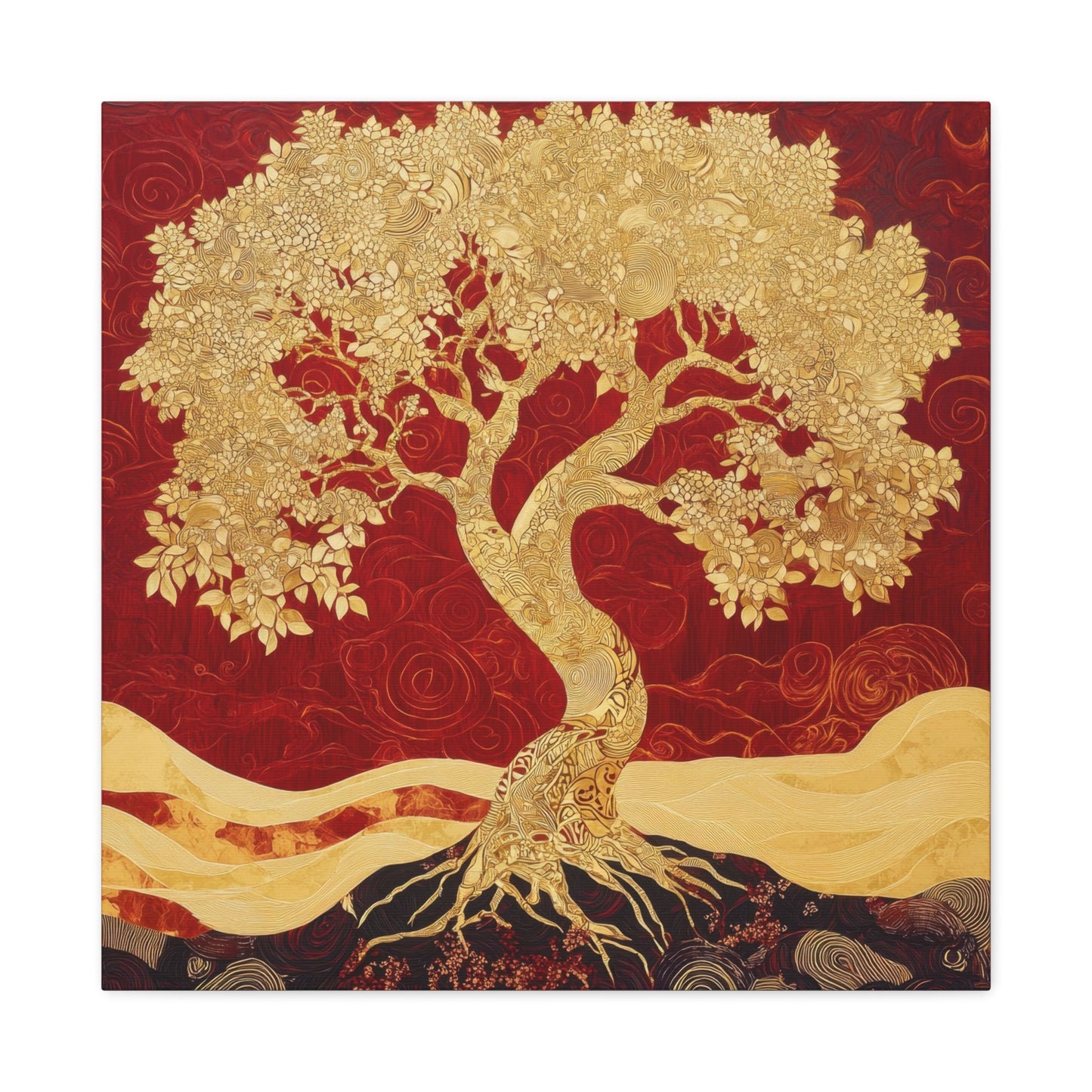 Golden Tree of Life - Nature Wall Art - Aestheticanvas