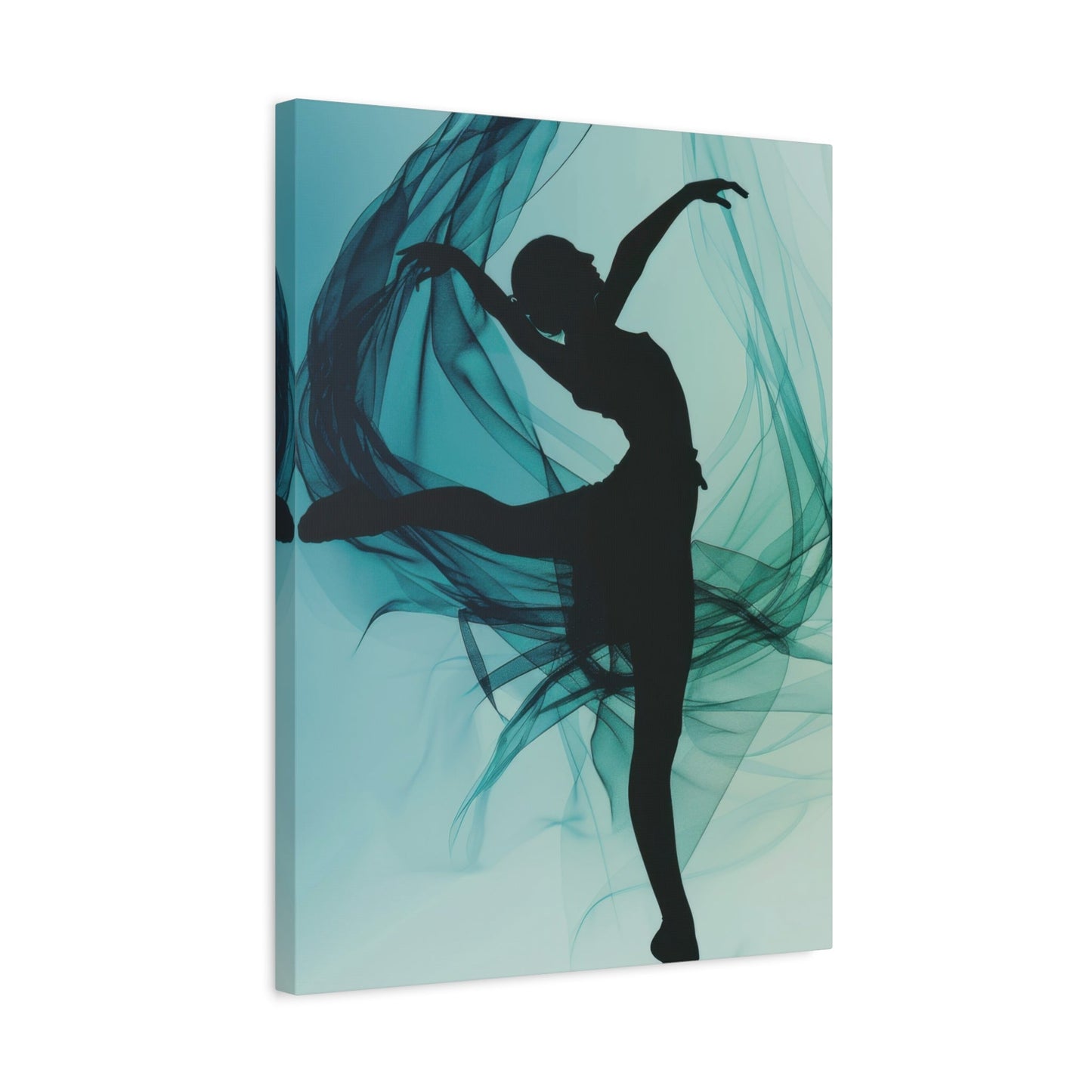 Graceful Ballet Silhouette - Dance Wall Art - Aestheticanvas