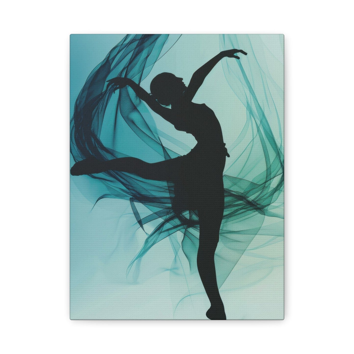 Graceful Ballet Silhouette - Dance Wall Art - Aestheticanvas