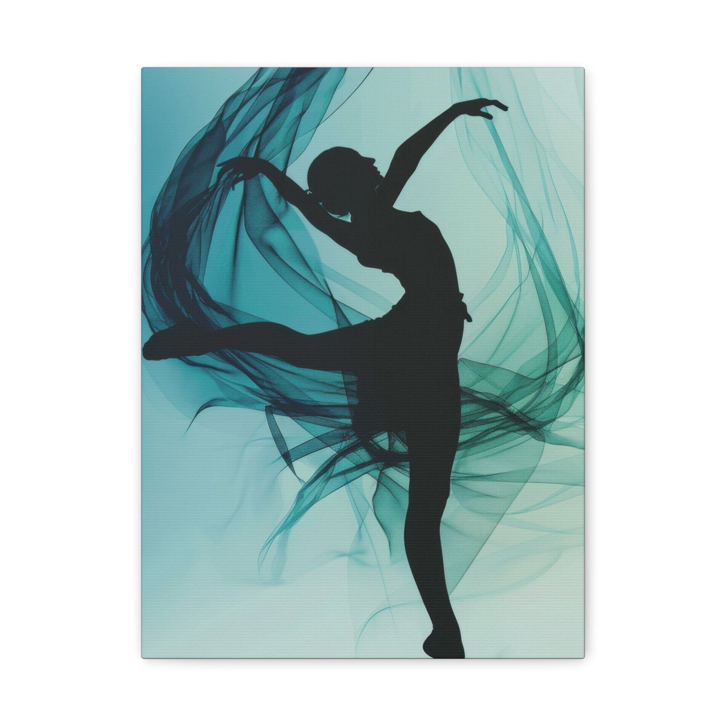 Graceful Ballet Silhouette - Dance Wall Art - Aestheticanvas