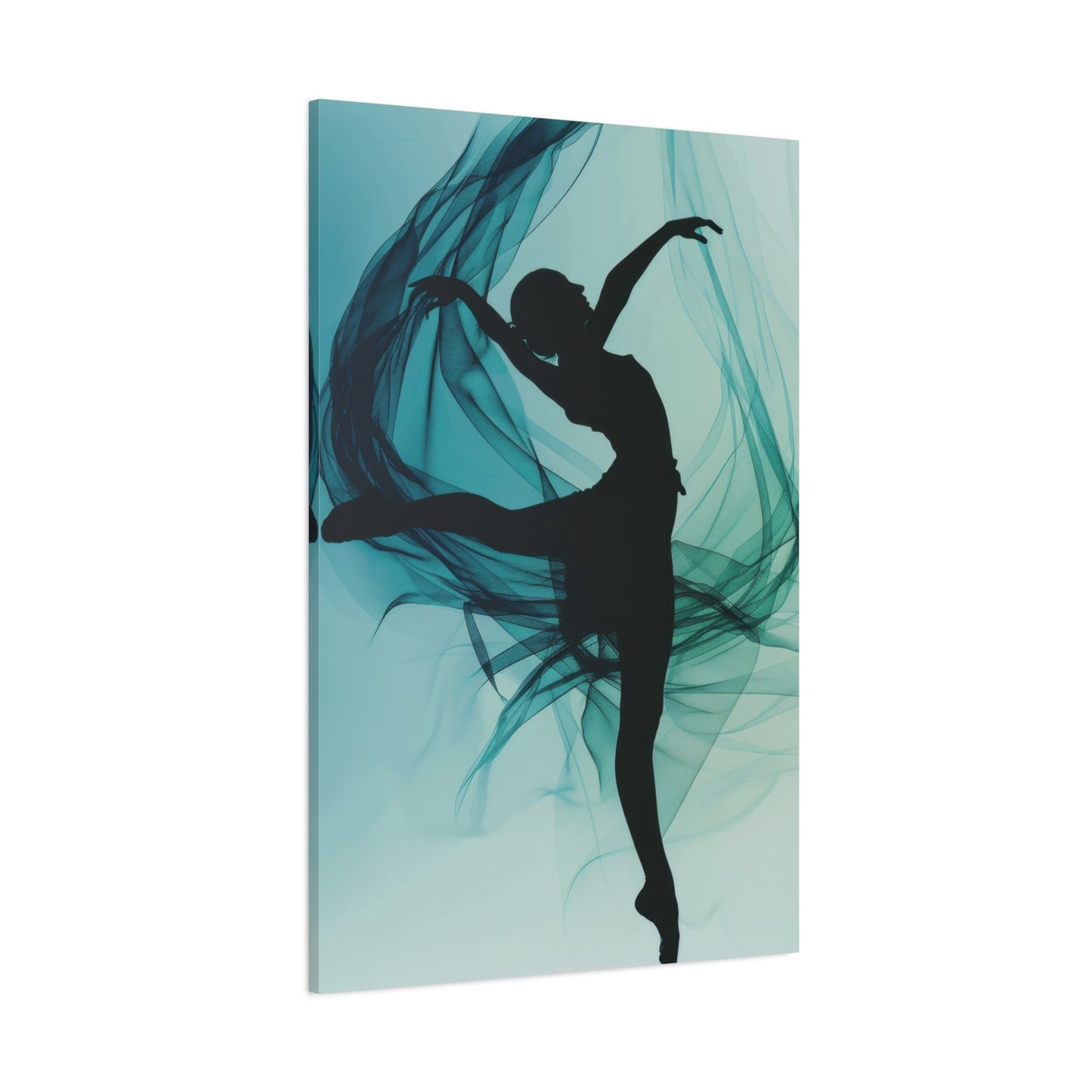 Graceful Ballet Silhouette - Dance Wall Art - Aestheticanvas